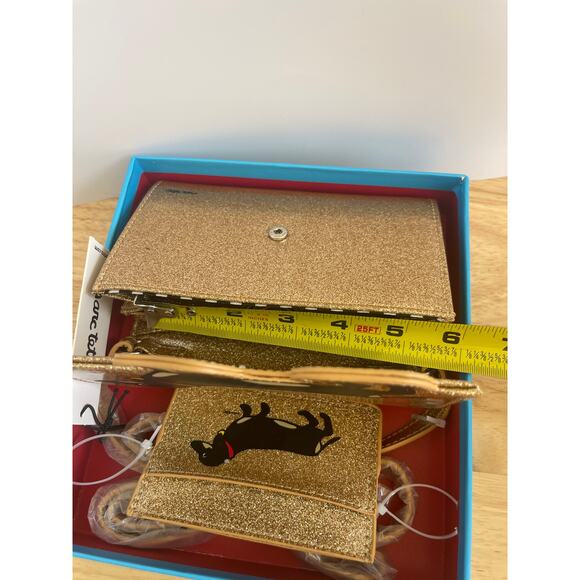 Marc Tetro Dachshund Glitter Wallet & Card Case Gift Set – NWT with Box - Picture 5 of 12